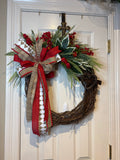 Old Rugged Cross Grapevine Wreath