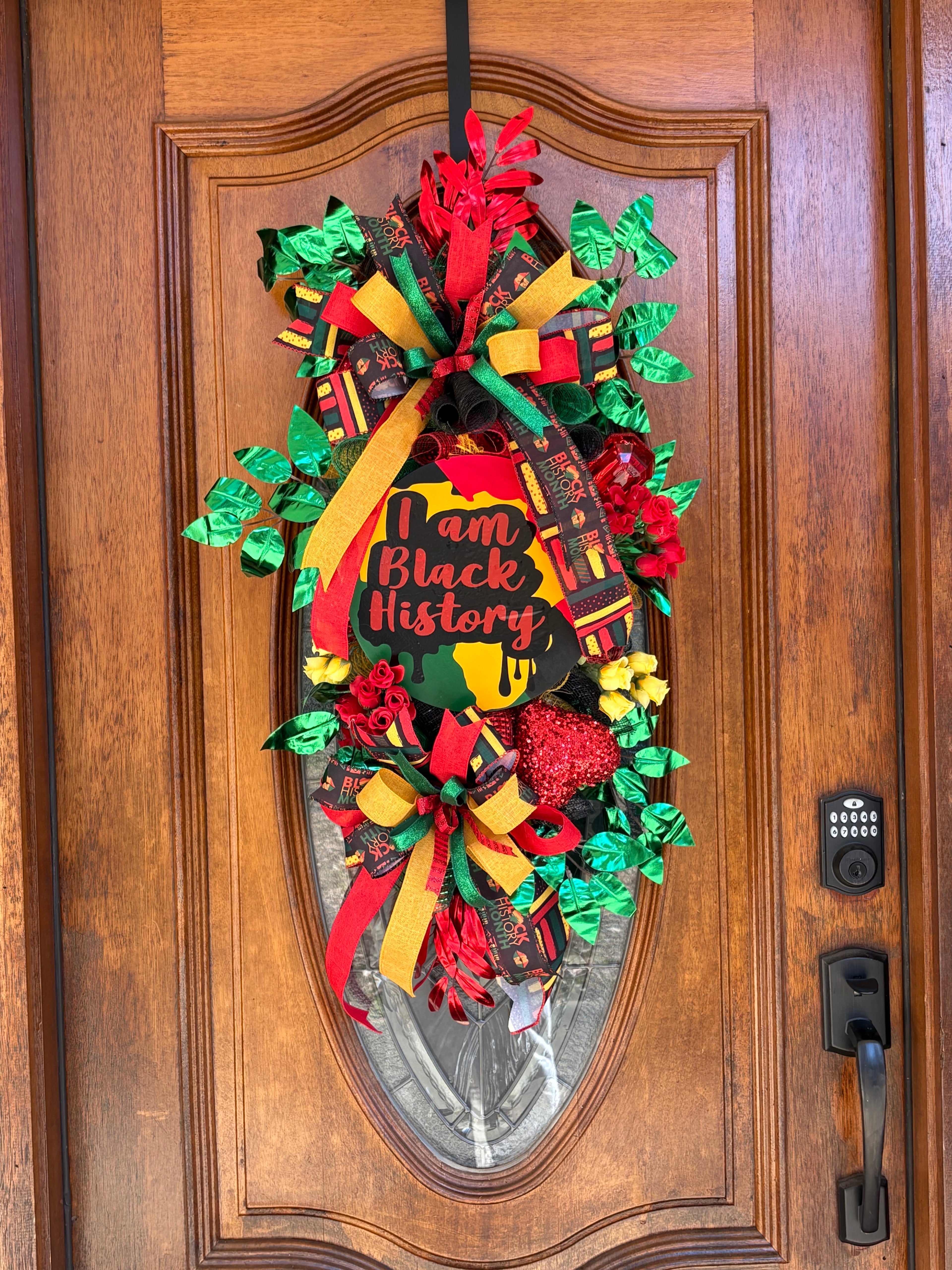 Black History Swag Wreath