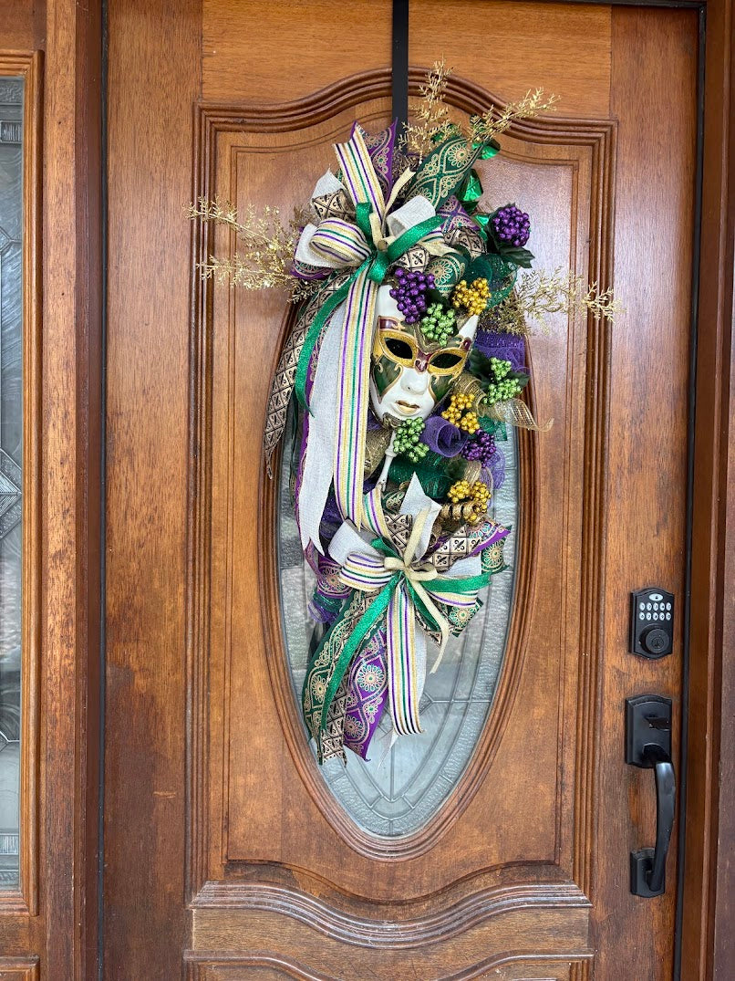 Mardi Gras Wreath